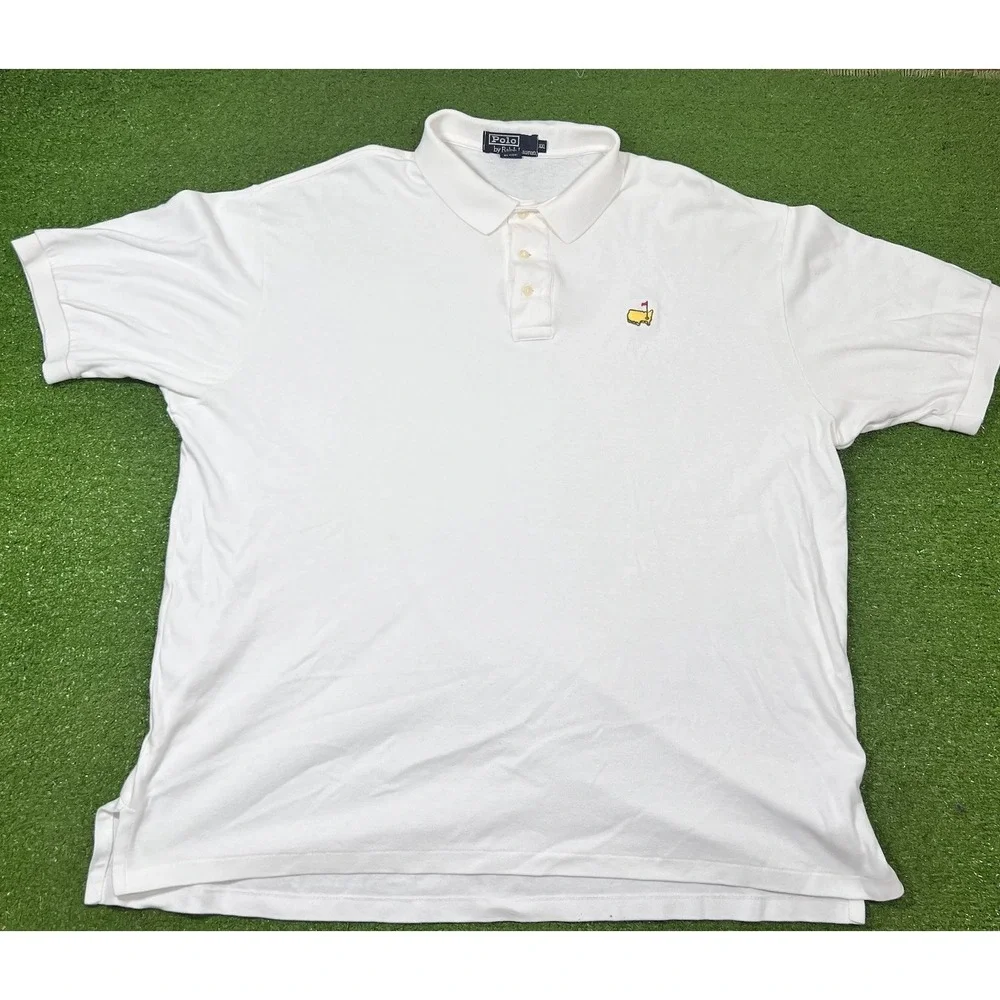 Vintage Polo Ralph Lauren Polo Shirt 2XL 90s Masters Golf Polo USA Made Preppy